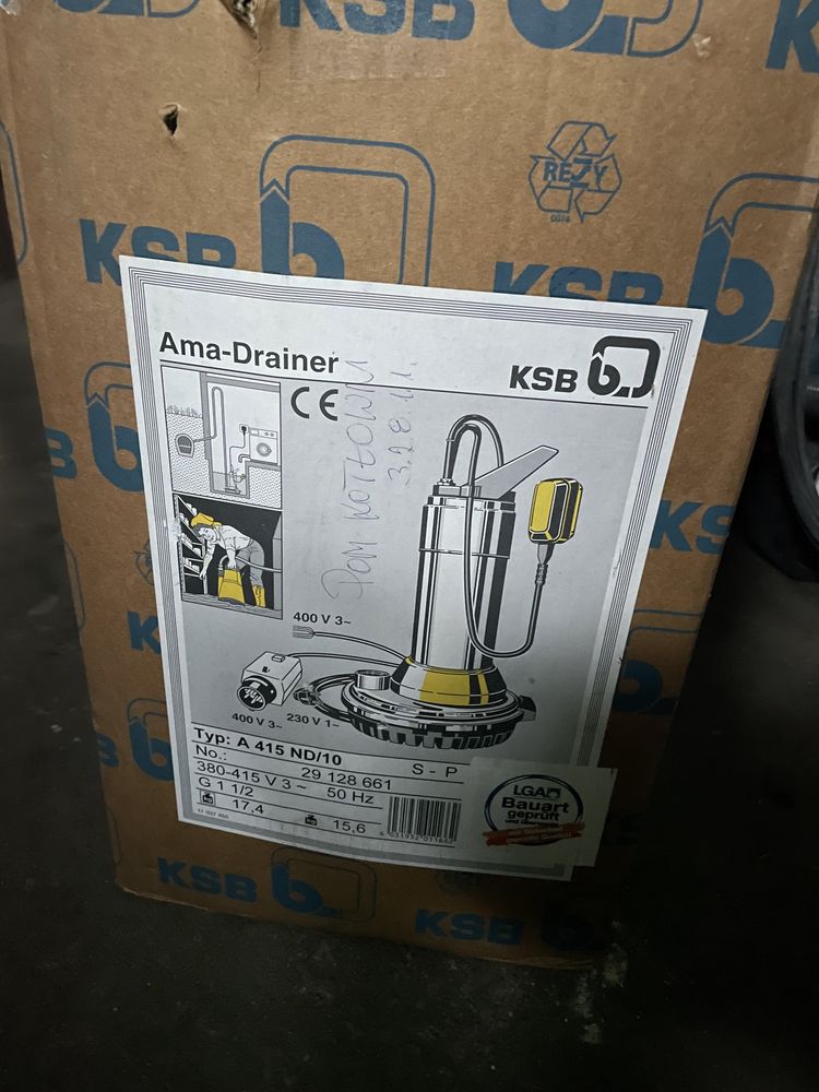 Pompa zanurzeniowa Ama-Drainer A 415 ND/10 pompa głębinowa