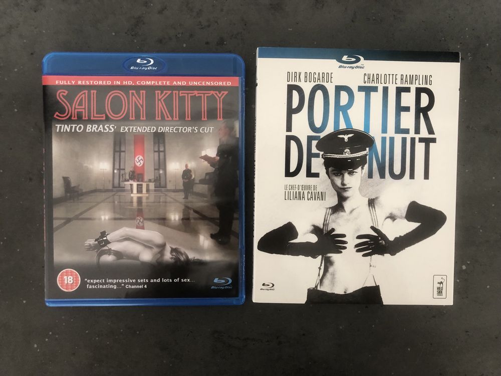 2 filmy Blu-ray: Salon Kitty + Nocny Portier