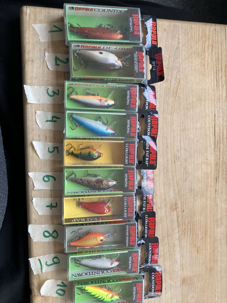 woblery rapala rozne