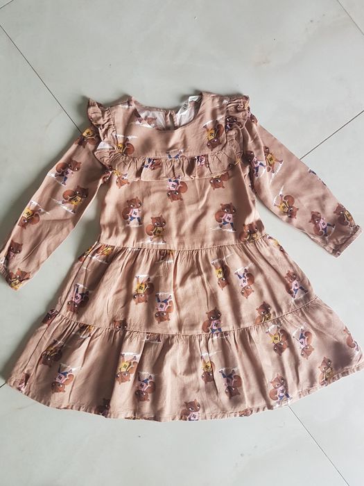 Sukienka HM H&M 110 104 na długi rękaw