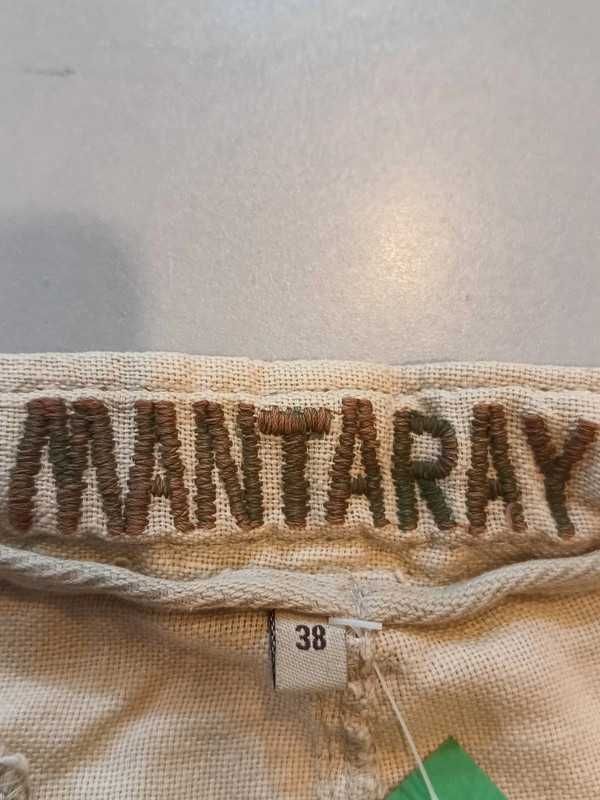 Lniane męskie spodenki MANTARAY, rozmiar XL
