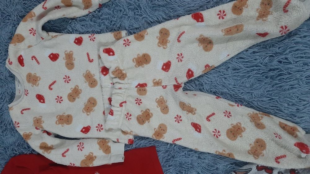 2 szt cieplutkie piżamy 116 r