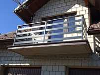 Balustrada balustrady aluminiowe malowane proszkowo