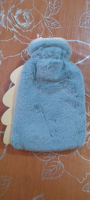 Резиновая грелка в плюшевом чехле Динозавр SMIKI