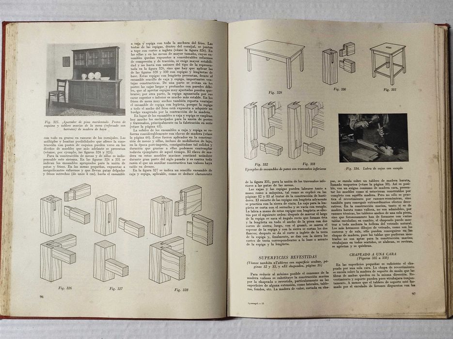 Livro Tratado De Ebanisteria / Fritz Spannagel (1946) (carpintaria)