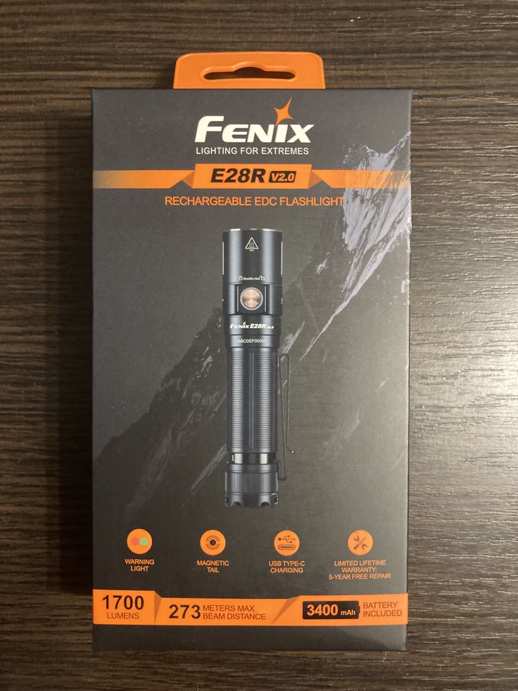 Ліхтар ручний Fenix E28R V2.0