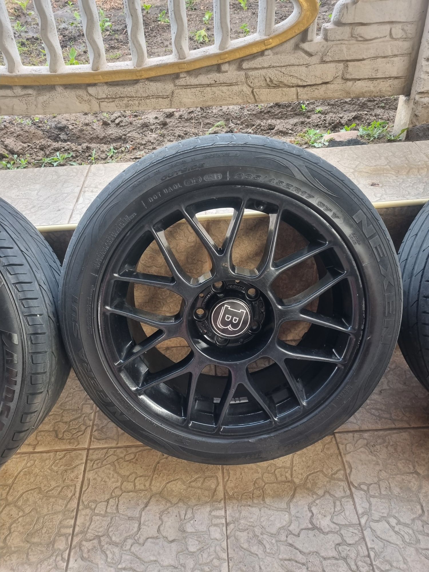 Диски BBS R17 разноширокие оригинал с резиной