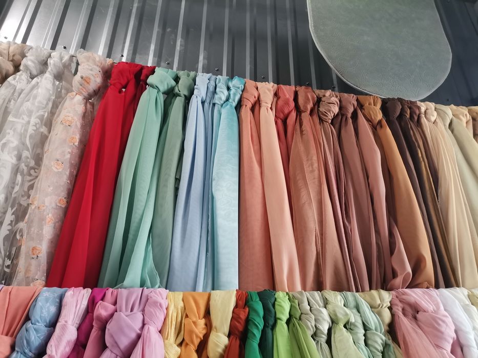 Готовый Тюль Вуаль Шифон Разные цвета