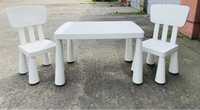 Stół i krzesła Mamut Ikea