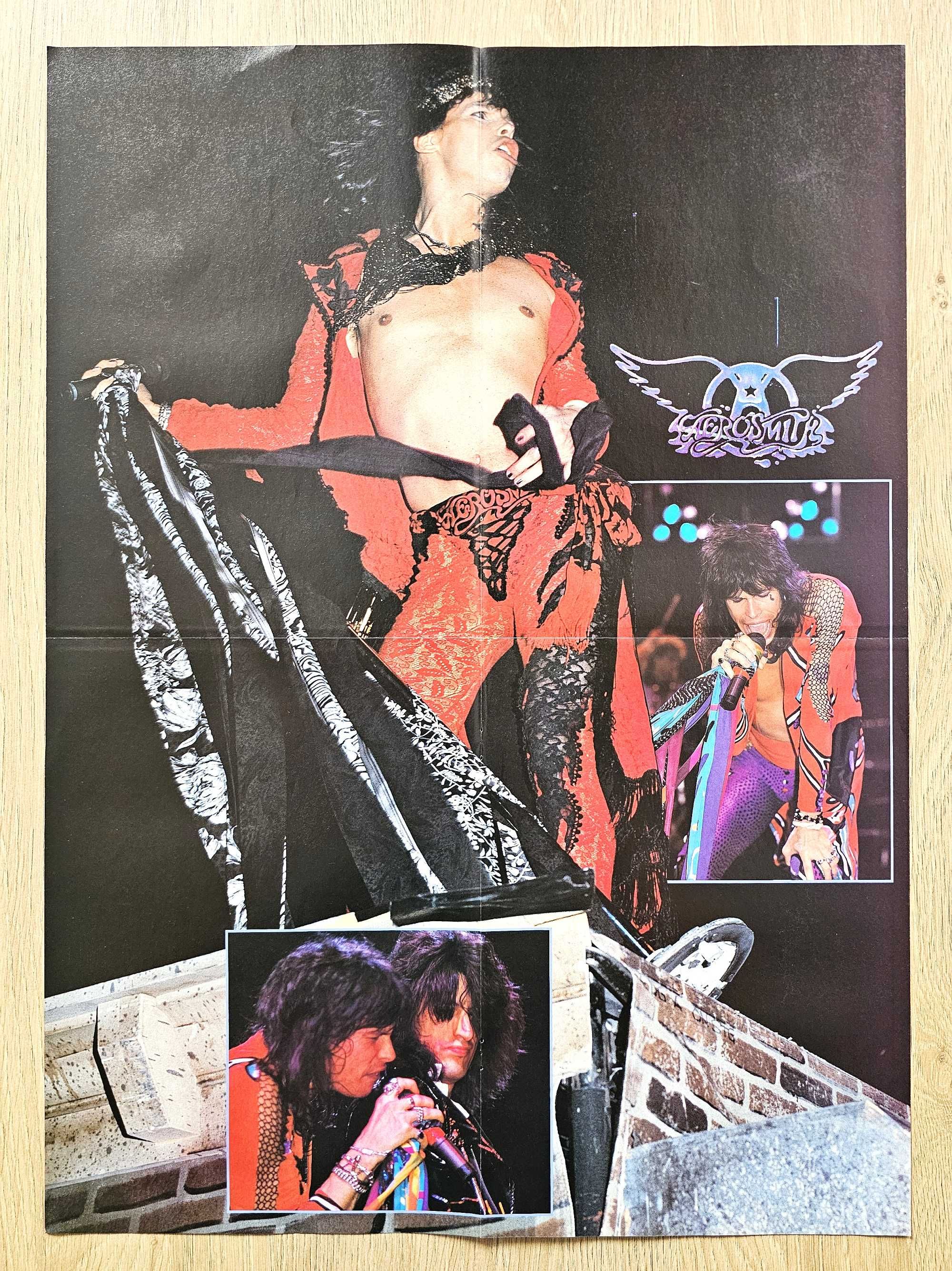AEROSMITH - Duży plakat z 1992 roku - Format A2 (40 x 55 cm) - NOWY!