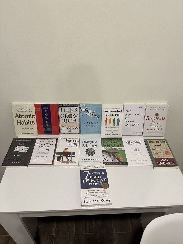 Livros em Inglês selados