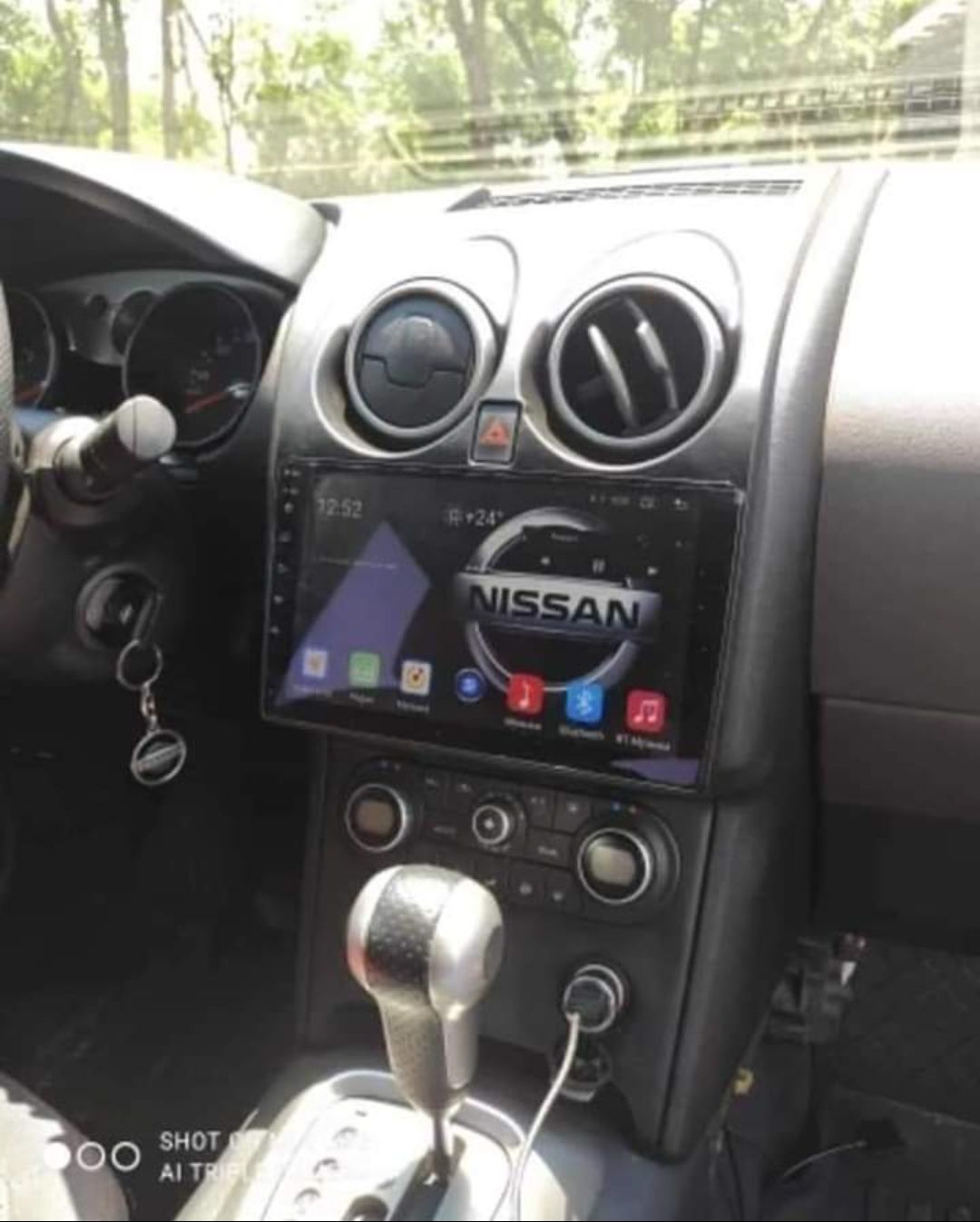 Radio Android 12 com GPS Nissan Qashqai J10 (Artigo novo)