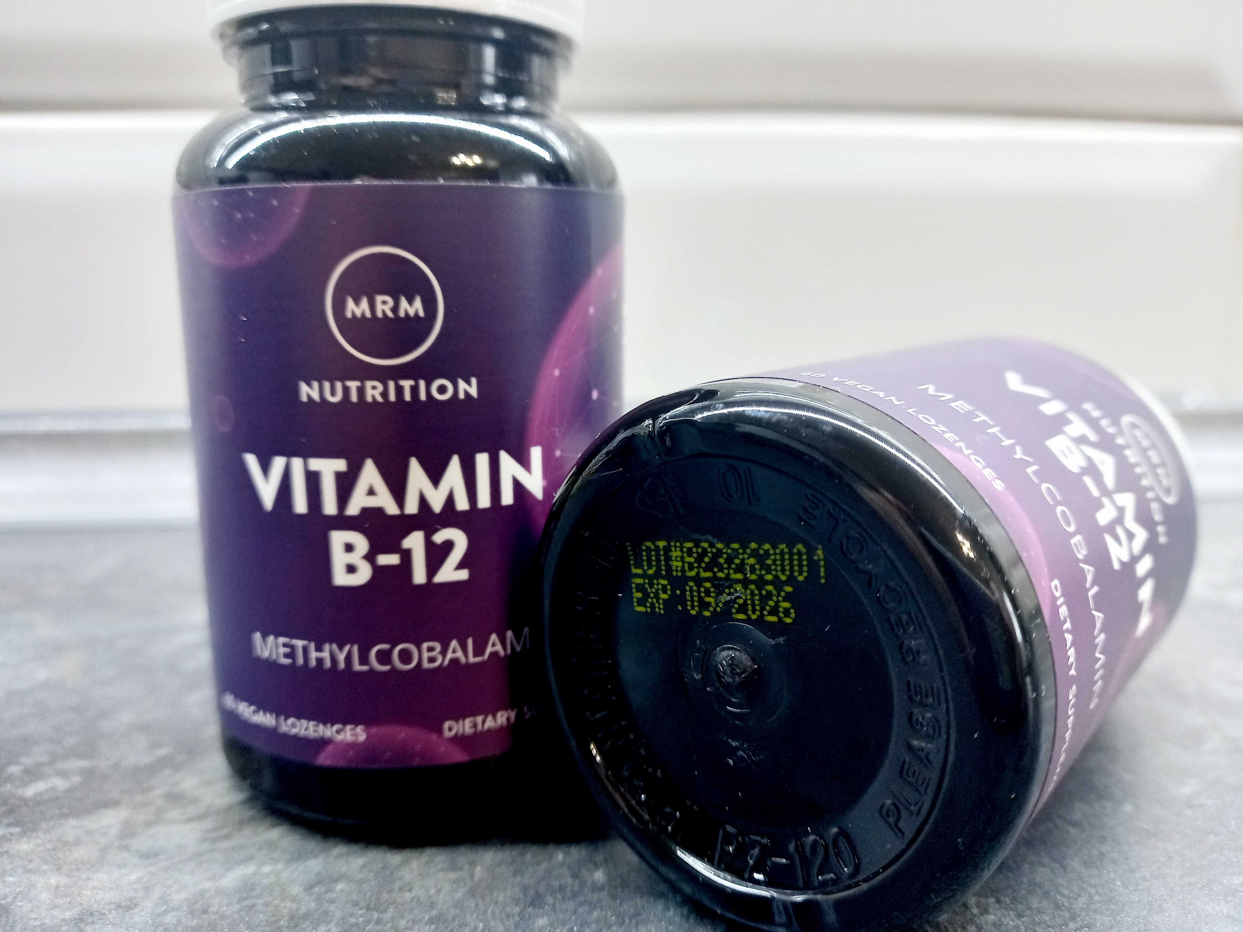 MRM, Vitamin B-12 2000 мкг (60 леденц.), витамин В-12 метилкобаламин