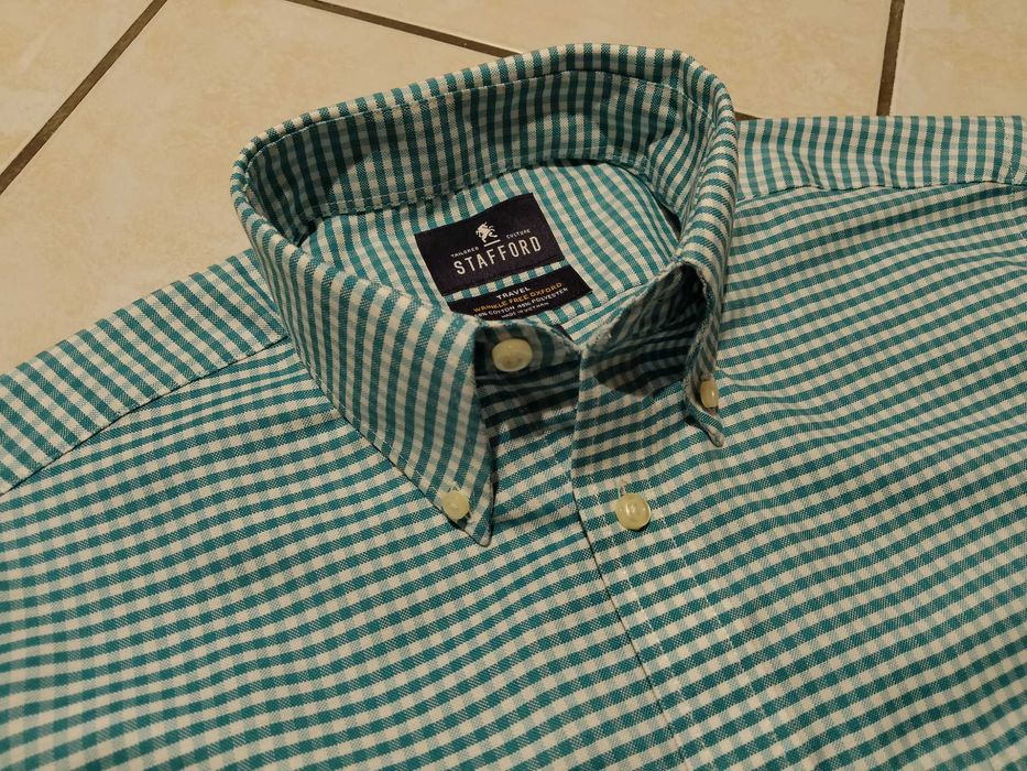 STAFFORD USA - NOWA! Markowa Koszula Męska rozmiar L