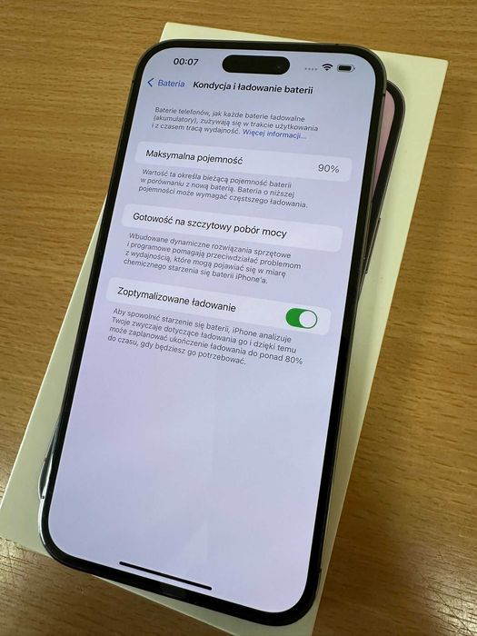 Apple iPhone 14 Pro Max 128GB Deep Purple bateria 90% Górna Wilda 72