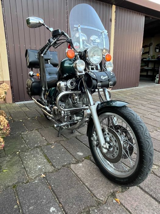 * Yamaha Virago * 1994 * Zielony * Sakwy * Gmole *
