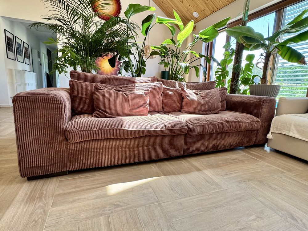 Sofa z funkcją spania sztruks 4-os