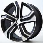 Czarne felgi R20 5x108 Land Rover Range Rover Evoque Sport Velar Volvo