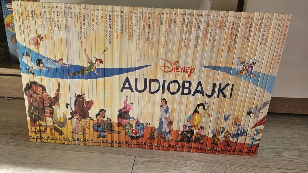 Audiobajki disney deagostini twarda oprawa książeczki dla dzieci