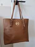 Brązowa torba shopper Michael Kors