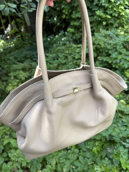 Сумка тоут шопер натуральна  шкіра