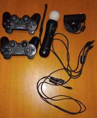 Comandos PS3 (20€), Comando Move e camara (25€)