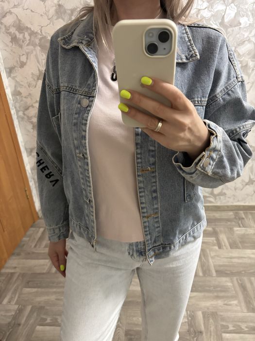 Джинсова куртка піджак