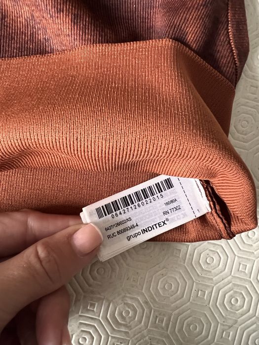 Top tijolo / terracota Zara