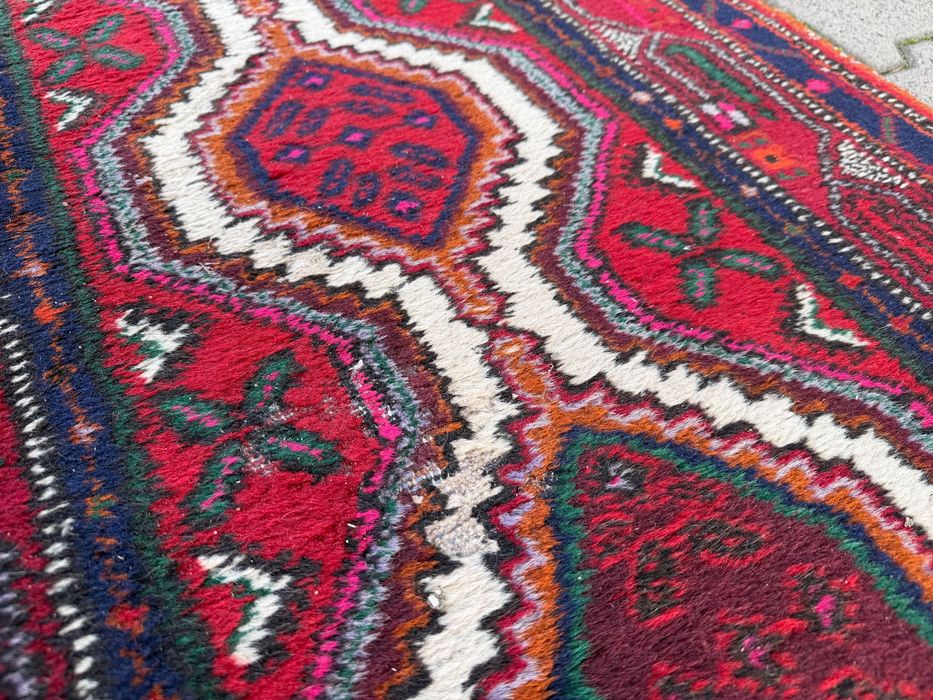 Dywan perski Hamadan długi chodnik 280x75 Iran Vintage