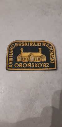 naszywka XVIII harcerski rajd Radomski Orońsko 82