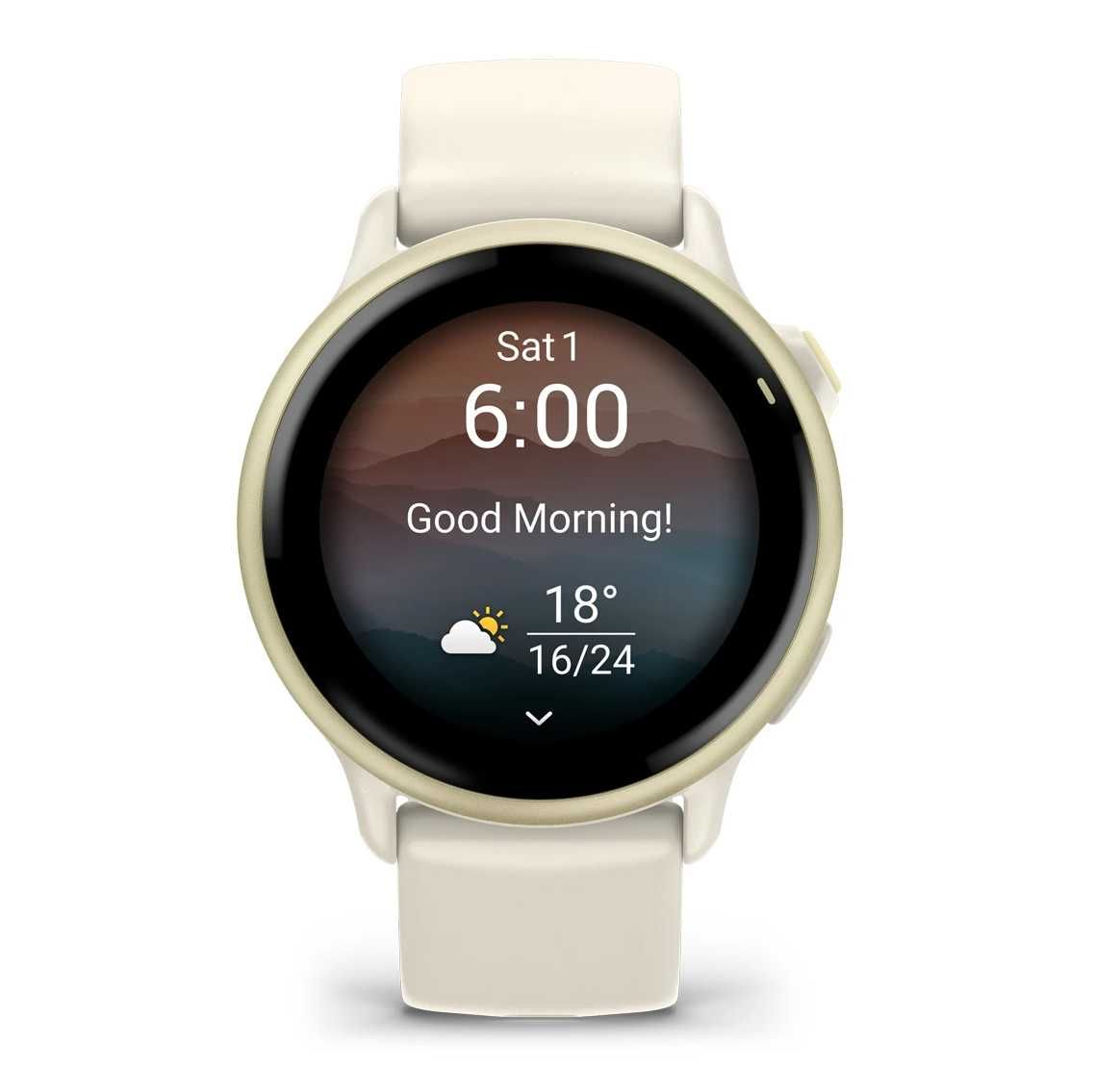 Смарт-годинник Garmin Vivoactive 6 Lunar Gold w. Bone Band