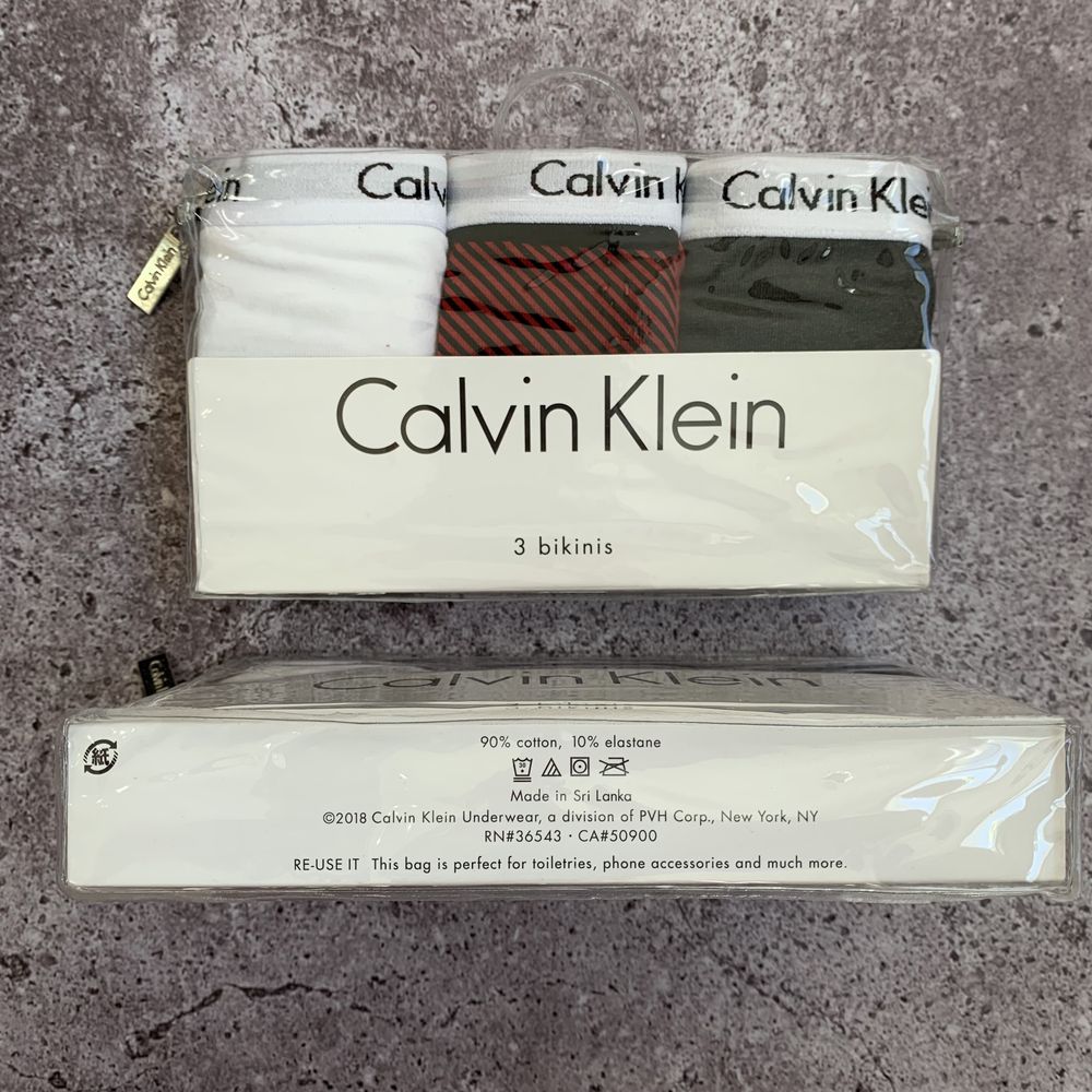 Жіночі Трусики/Бікіні/CALVIN KLEIN/Набір/оригінал100%.Размір M.
