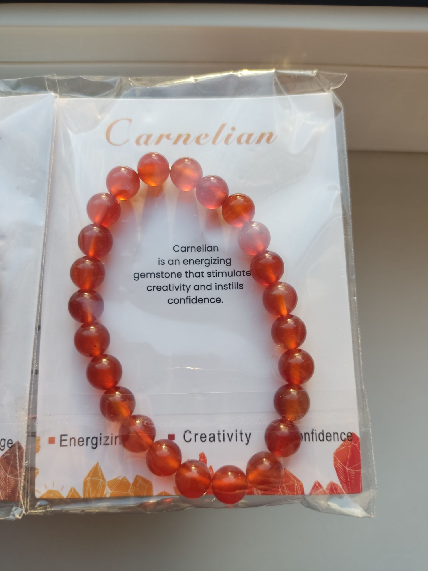 Браслет на руку из Аметис Тигровый глаз Карнелиан Tyger Eye Carnelian