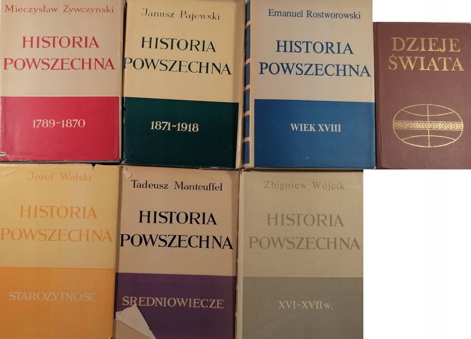 7x Historia powszechna starożytność średniowiecze XVI XVII XVIII XIX