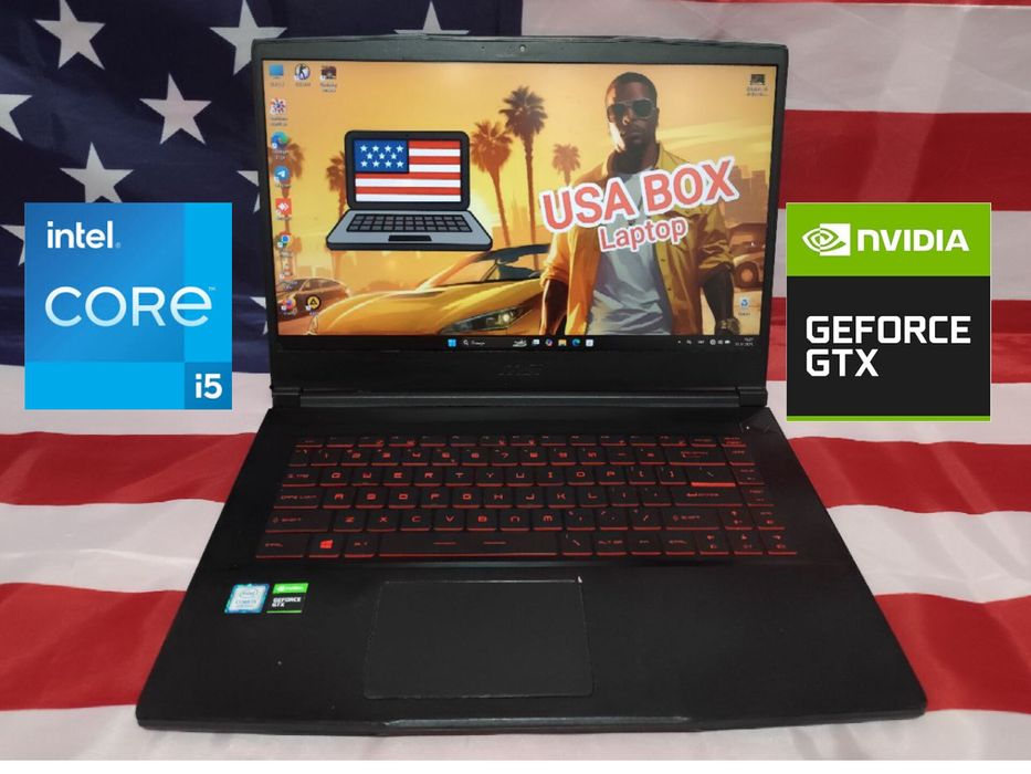 ‼️MSI GAMING 15.6FHD/144/i5 9400H/GTX 1050TI 4GB/8GB/SSD256+1TB