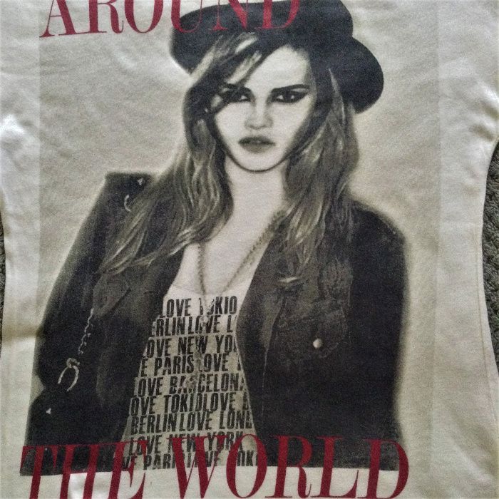 T-shirt estampada zara