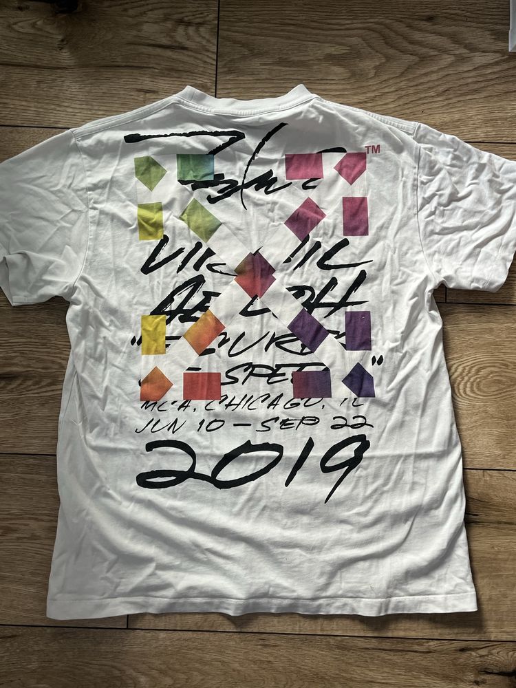 Off-White Koszulka Futura Alien Print Tee L