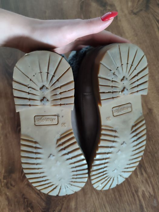 Buty skórzane WRANGLER 38 zimowe trapery nieprzemakalne skóra naturaln