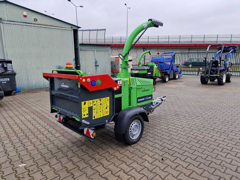 Rębak GreenMech Arborist 150Dmax,Kubota 25 KM, 750 kg, rocznik 2025