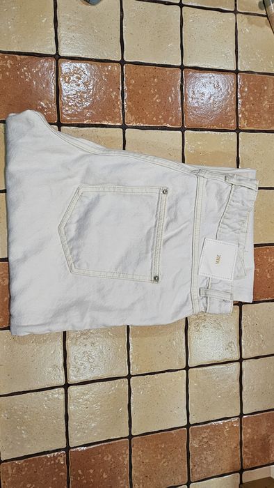 Джинсы ZARA wide leg,с ассиметричной застежкой