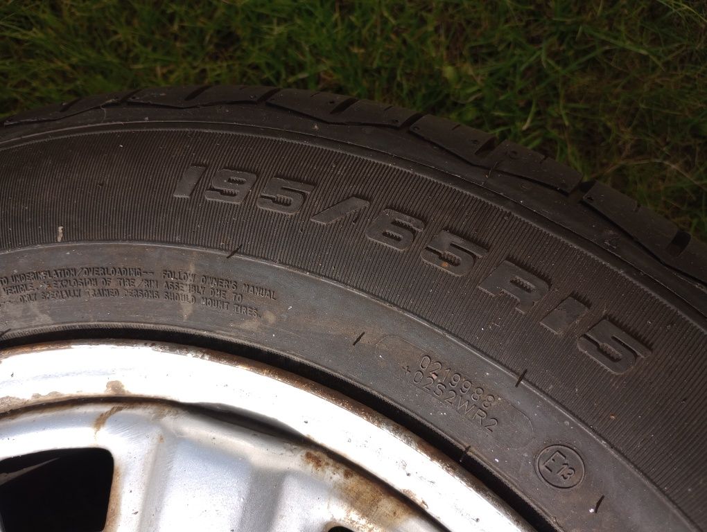 4 piękne opony KELLY 195/65 R15 plus 4 felgi FIAT Branchetta Stilo itp