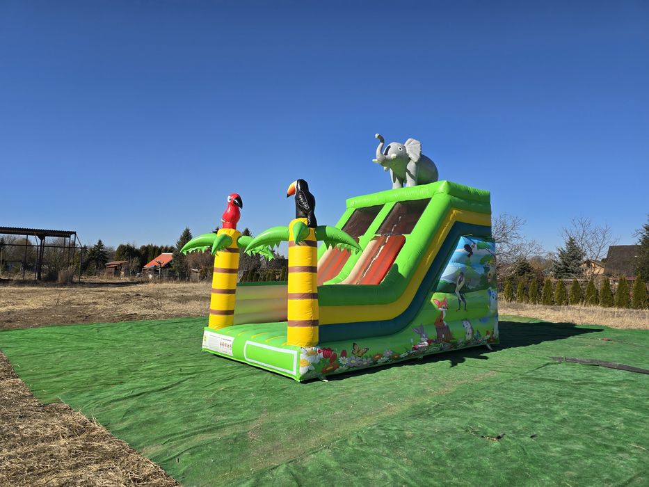 Nowe Zjeżdżalnie dmuchana zjeżdżalnia dmuchańce dmuchaniec zamek plac