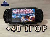 Sony PSP Black 32GB і 40 Ігор встановлено на картці (PlayStation)