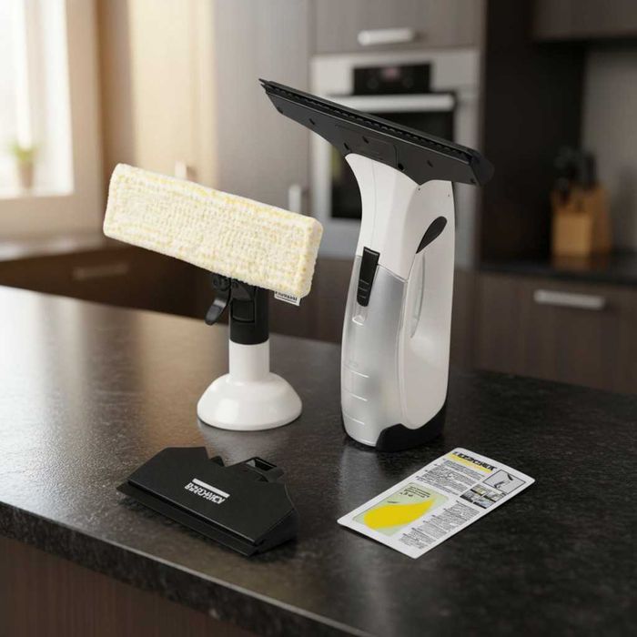 Myjka do okien KARCHER, Akumulatorowa, Odkurzacz do szyb, Wskaźnik LED