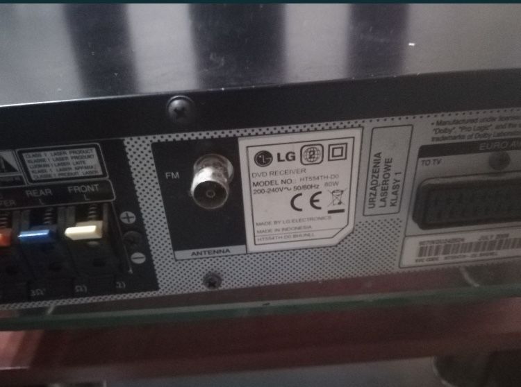 Kino Domowe LG HT554TH - D0 + 4 glosniki i subower Panasonic