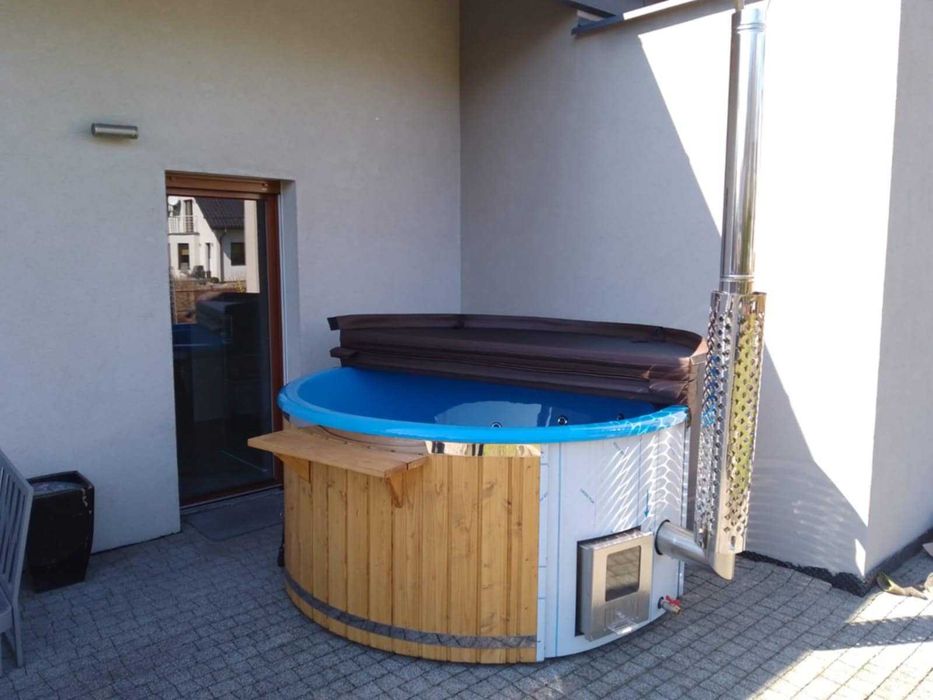 Balia ogrodowa Gorąca beczka Jacuzzi KOMPLETNA