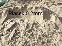 Piasek żwir 0.2mm płukany 3tony z transportem wywrotka