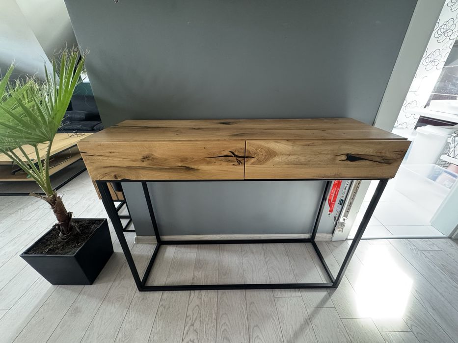 Konsola debowa loft