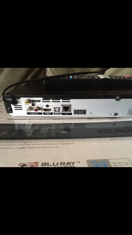 Blu-ray/DVD Disc Player 3D/2D / Медиа Плеер LG BD650K(BLU-RAY/DVD/USB)