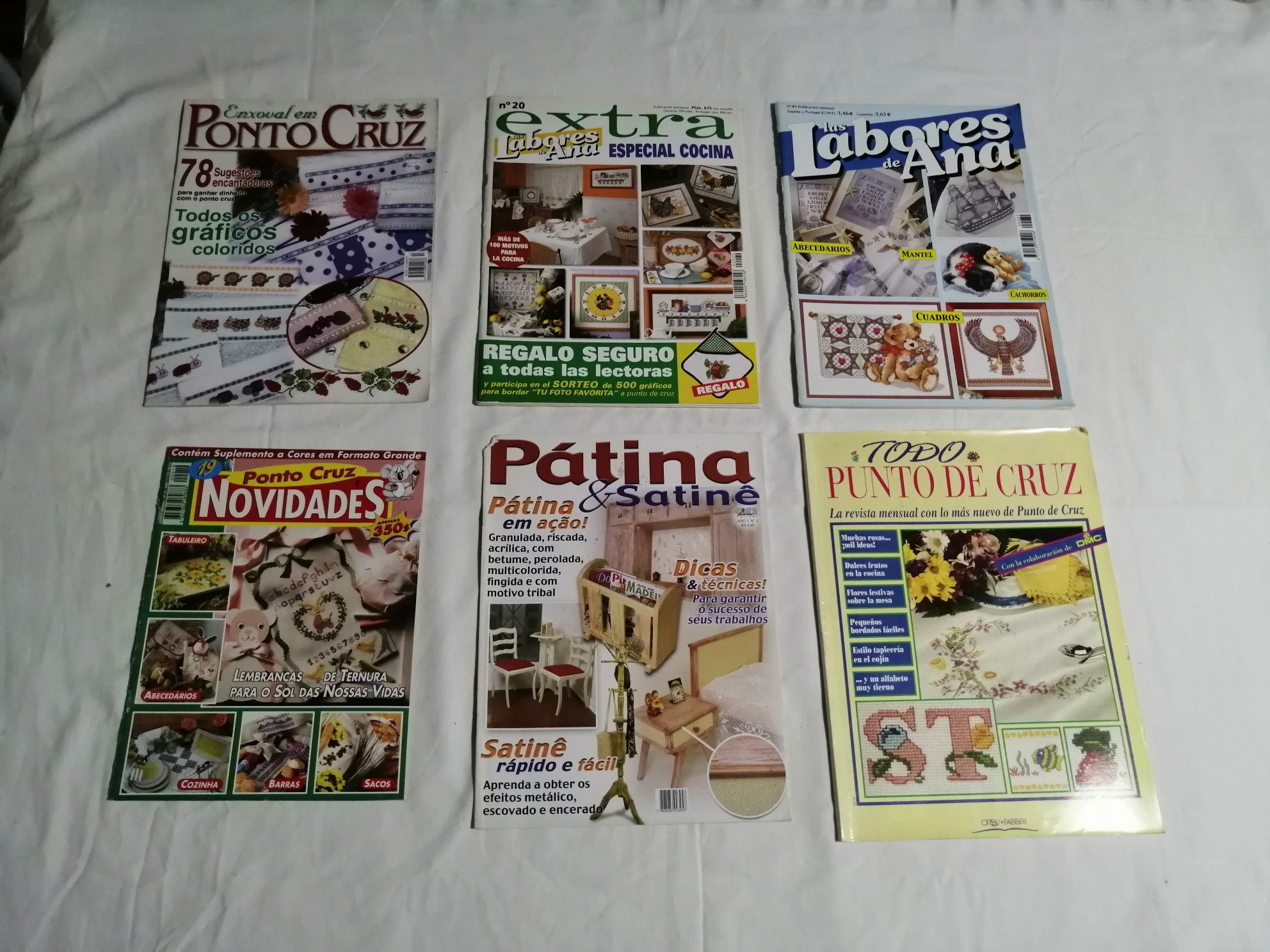 Revistas vintage o preço é das seis revistas